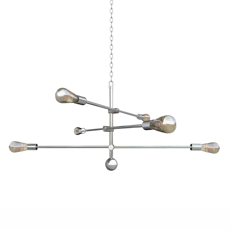 Luminaire à tige avec ampoules décoratives à l'extrémité