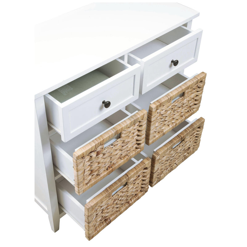 Armoire de rangement à 6 tiroirs Flavius