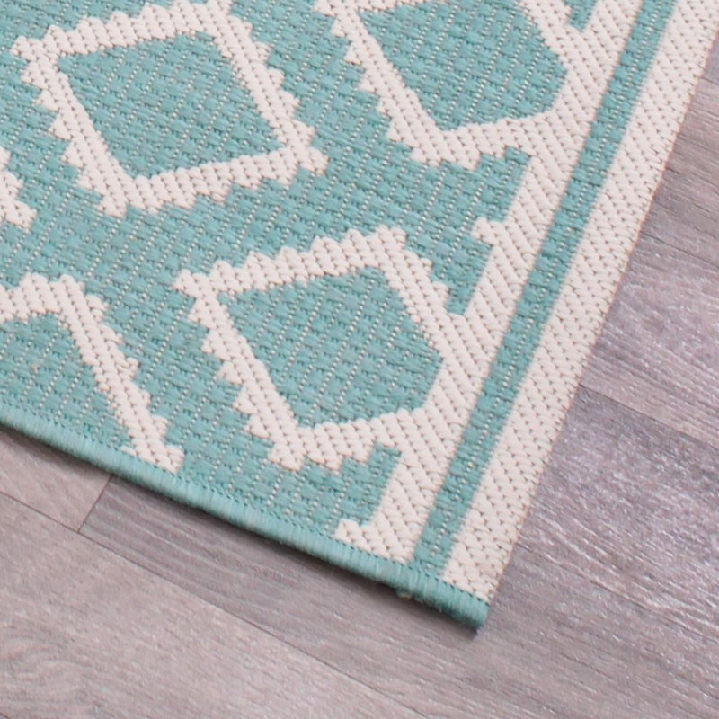 Felecia Geometric Indoor / Outdoor Area Rug, Rectangle 80 x 150cm