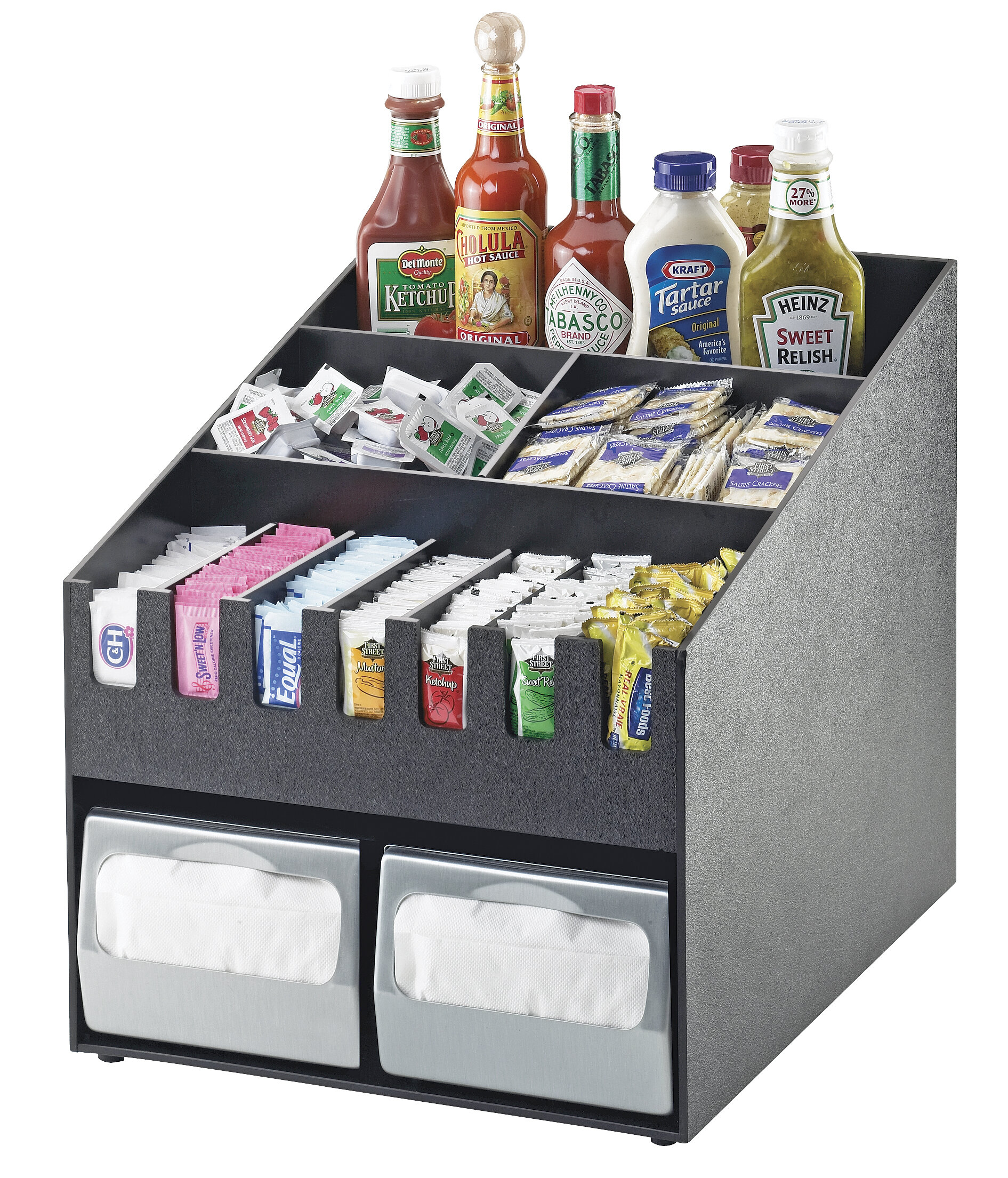 927-H Cal-Mil Topping Dispenser, stackable, 4in. x 11i
