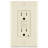 Leviton SmartlockPro 15 Amp 125 Volt Duplex GFCI Outlet 5-15R 3 Pack-37190761