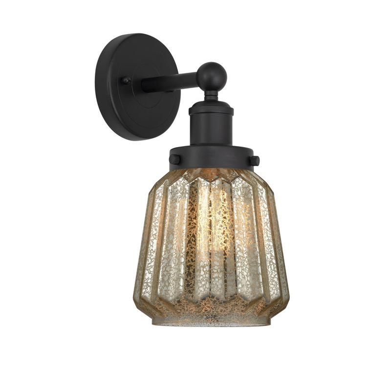 Casselman Armed Sconce, Matte Black
