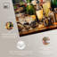 "Classy Drink Collection", art mural Glam Livingroom par Art Remedy-105315896-105315922