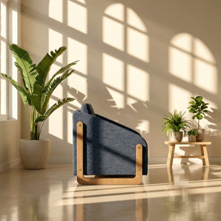 Fauteuil d'appoint El-Dk 28,94 po x P 28,94 po x H 28,94 po