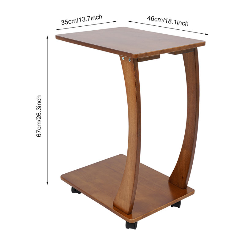 Table d'appoint C, Noyer clair