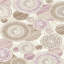 Tapis mauve / doré en polyester à pois Suellen-2138641287