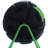 FCMP Outdoor HOTFROG 37 Gallon Dual Body Rotating Tumbling Composter Bin, Green