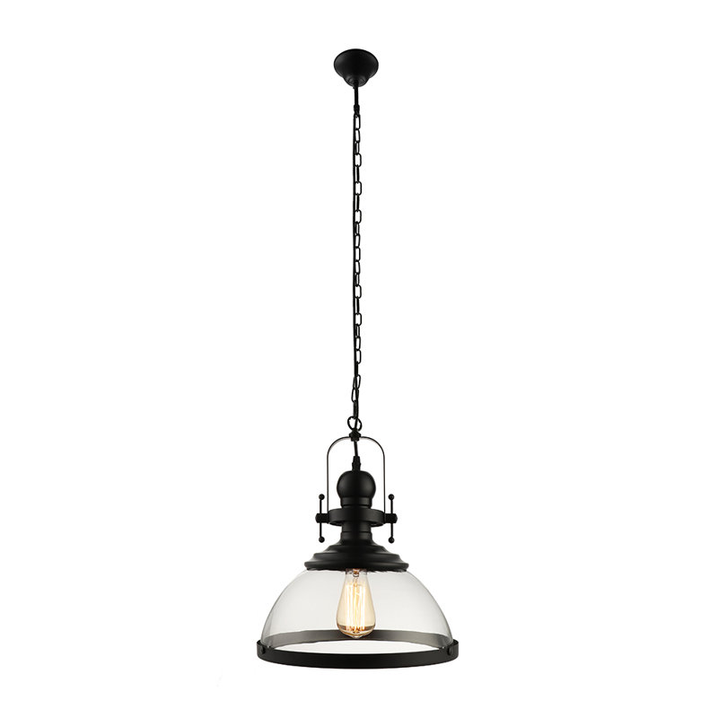 Luminaire suspendu en forme de dôme à 1 lumière Danieli