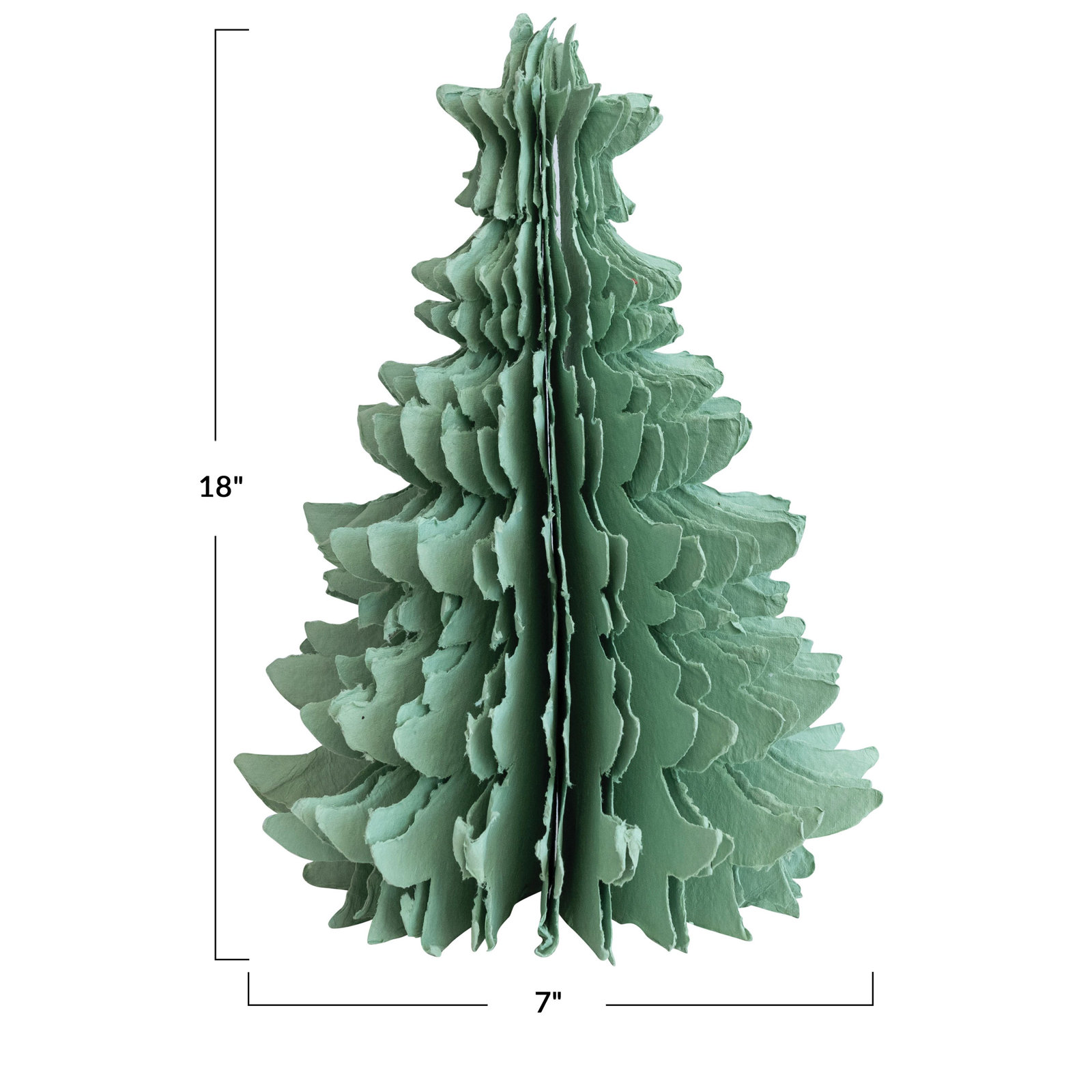 Handmade Recycled Paper Tabletop Tree