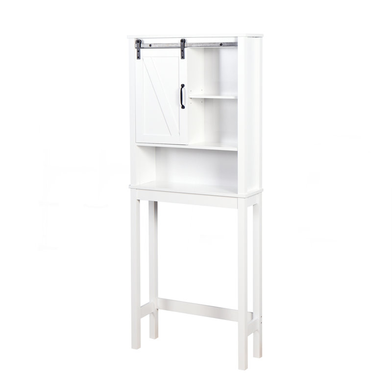 Armoire de rangement au-dessus de la toilette pour l'organisation de la salle de bain