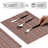 Beige PVC Placemats Scratch Heat Resistant Washable Table Protectors for Christmas Decor & Dining -1993670345