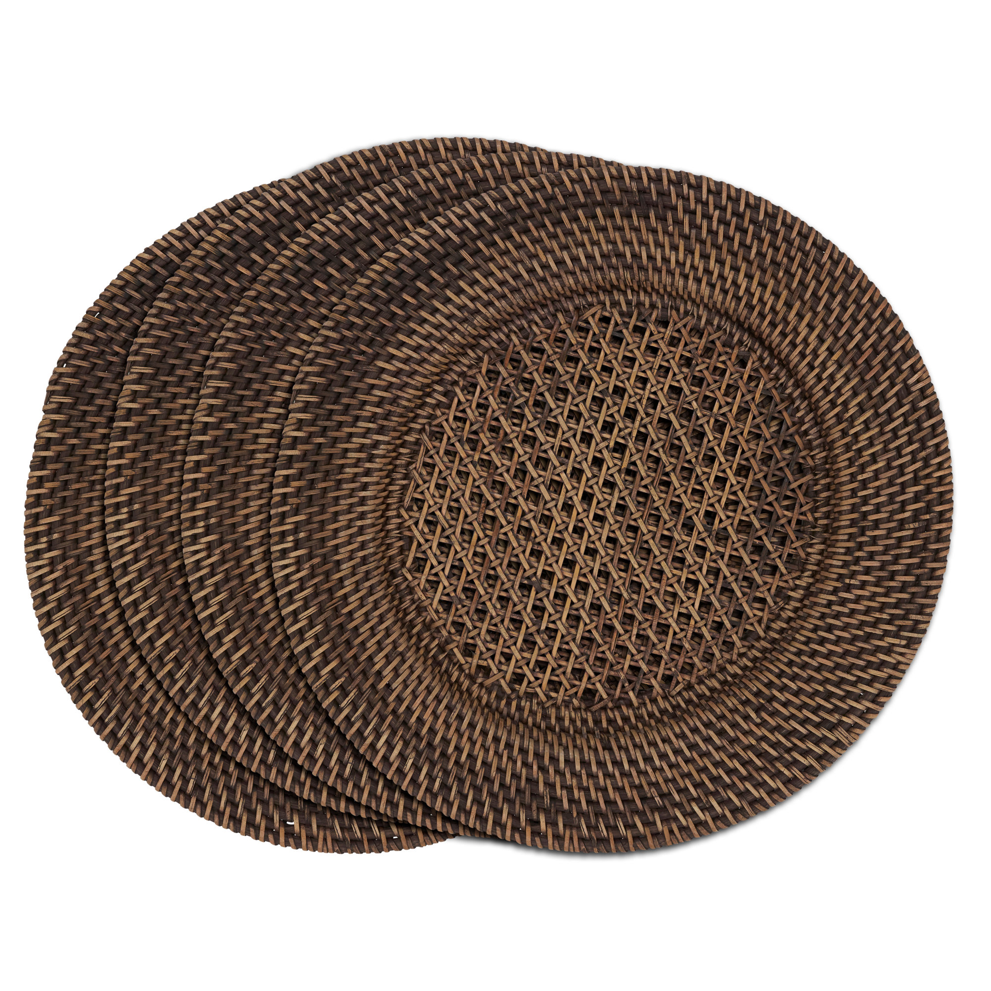 Sousplat Charger, Dark Brown