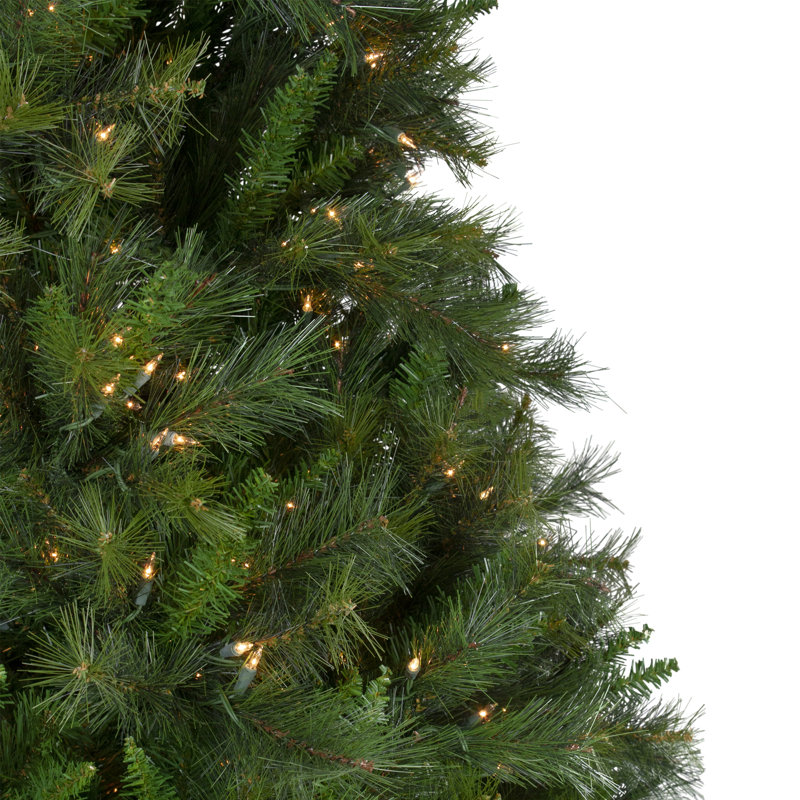9' Pre-Lit Canyon Pine Medium Artificial Christmas Tree - Clear Lights
