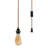 Luminaire suspendu en corde de chanvre rétro E26 Corington