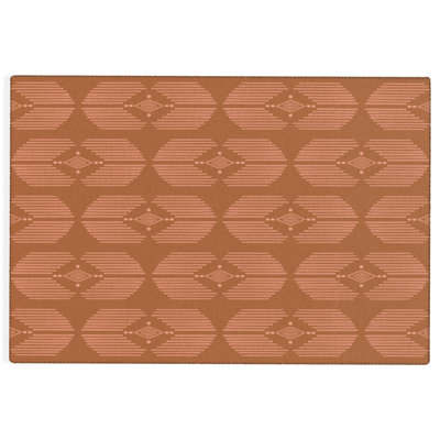 Tapis rectangulaire Yoselin avec envers antidérapant