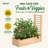 Wood Raised Garden Bed