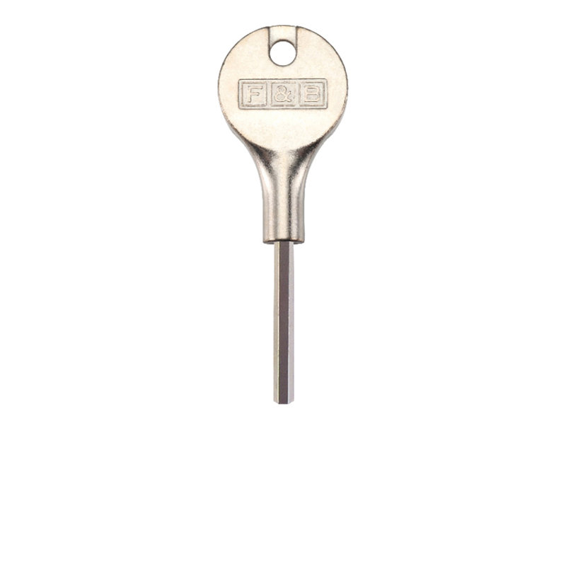 Hex Key and Locking Casement Stay Pin Key, 5cm H x 2cm W x 0.5cm D