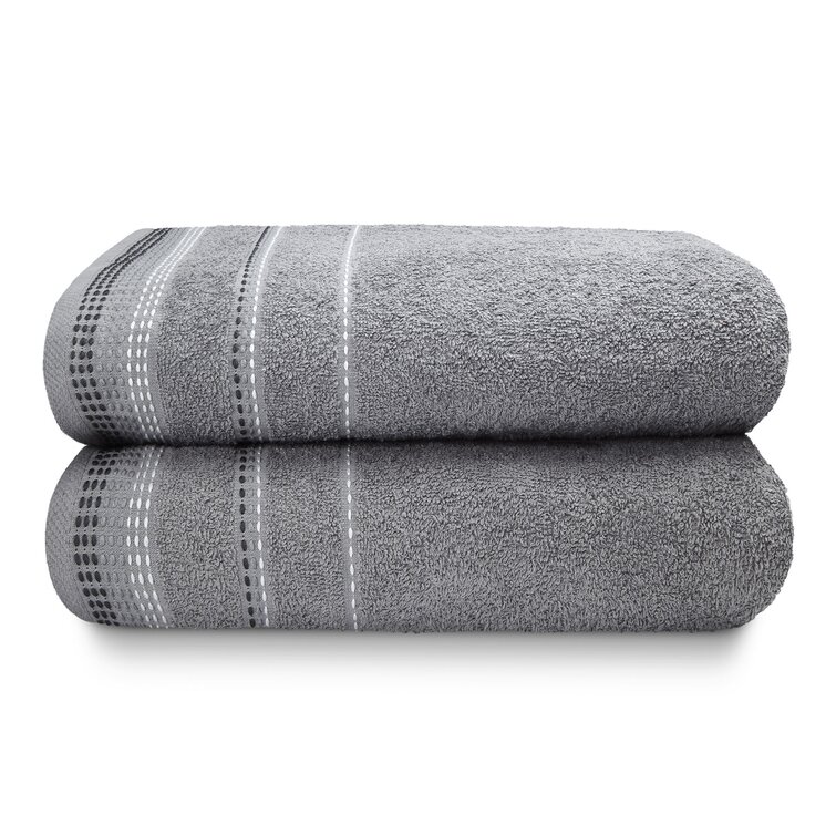 Asaun Terrycloth Bath Towels - Set of 2