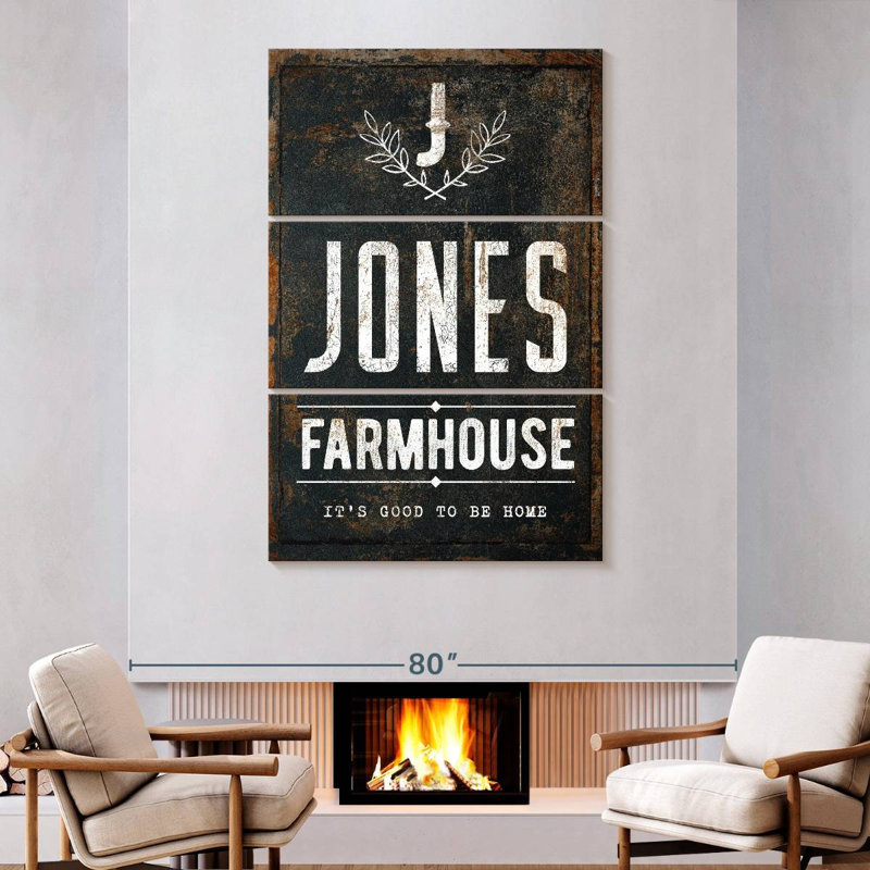 Plaque murale Kema Jones Farmhouse, H 74 po x l 48 po