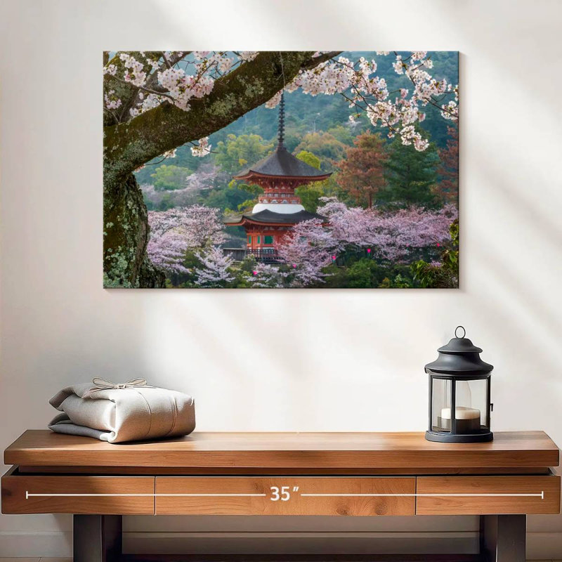 Adella, Japon, paysage, H 16 po x l 24 po