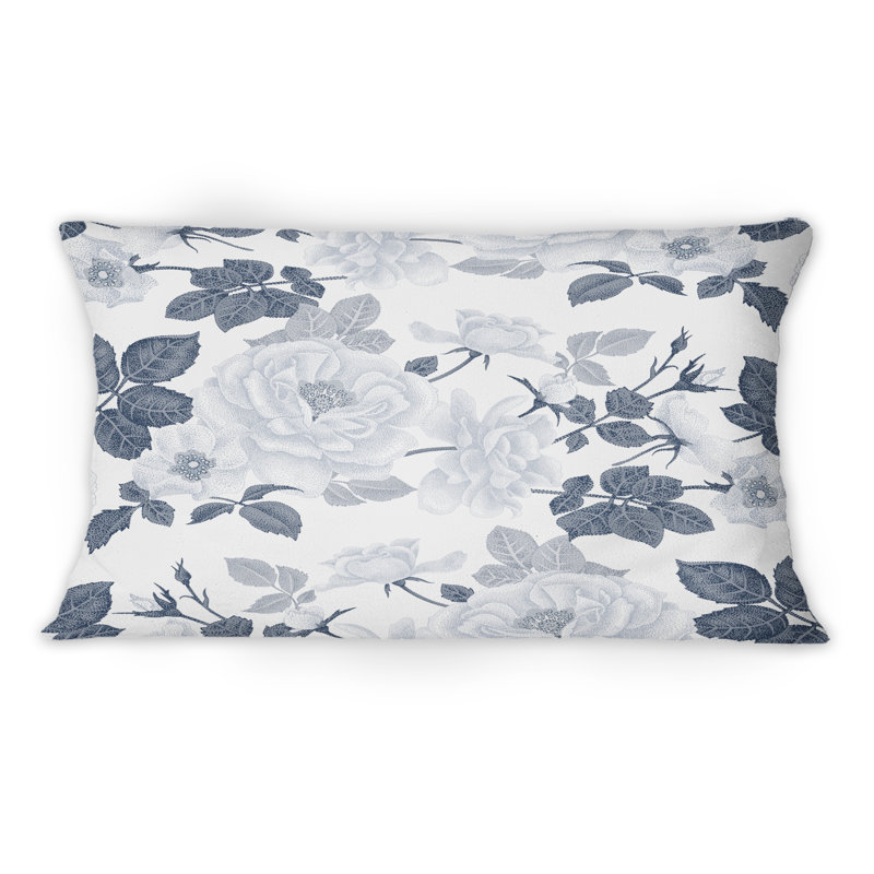 Coussin White Roses
