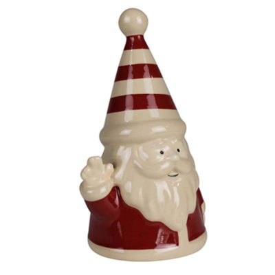 Père Noël rayé, céramique