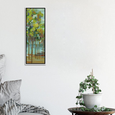 «Spring Trees Panel II» par Silvia Vassileva, reproduction d'art panoramique sur toile