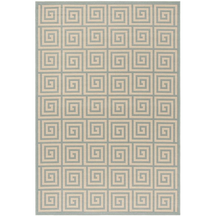 Tapis géométrique Gowanus Performance