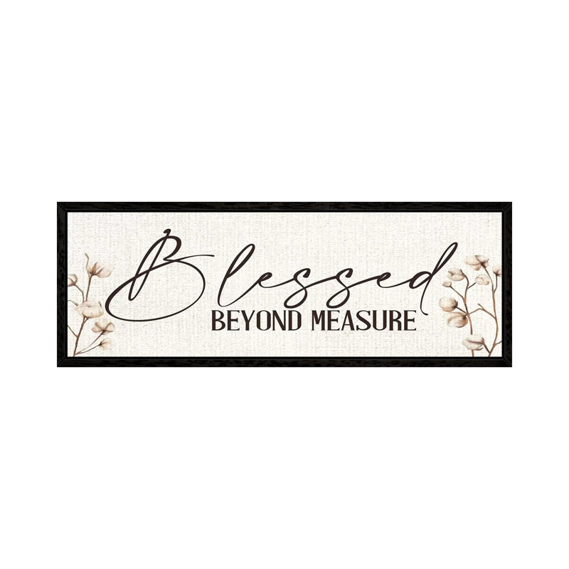 Beyond Measure by Kimberly Allen - Panoramic Print on Canvas, Black Framed, 40.64cm H x 121.92cm W x 3.81cm D