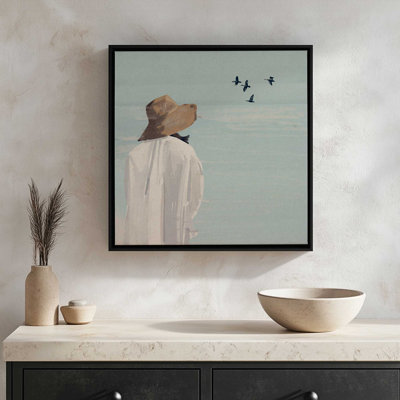 Reproduction d'art sur toile, par michelle, moutarde