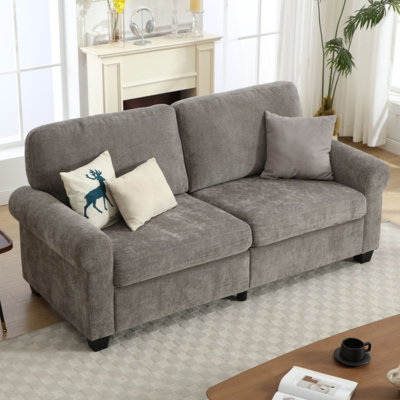 79'' Wide Rolled Arm Sofa Couch
