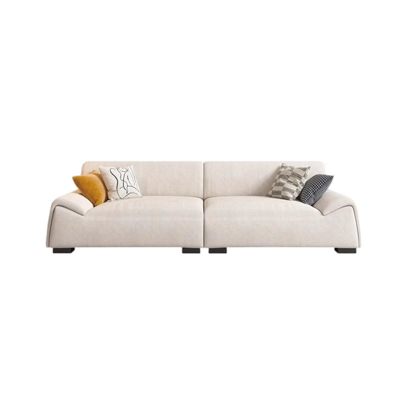 Canapé simple luxueux italien, 4, H 30,7 po x l 114,17 po x P 37 po