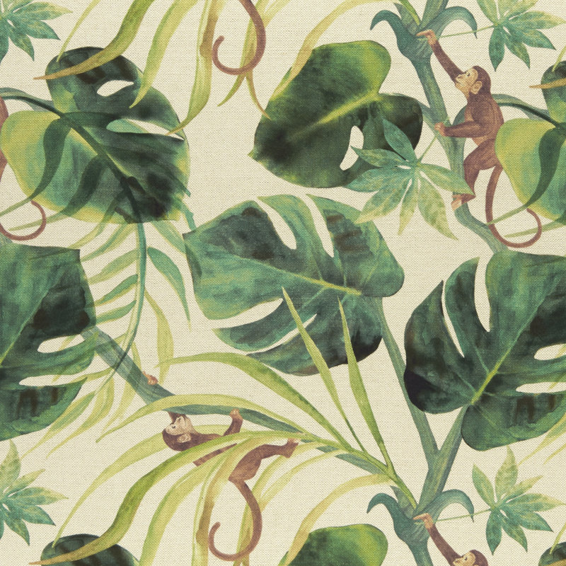 Colony Monkey Business Fabric, Natural