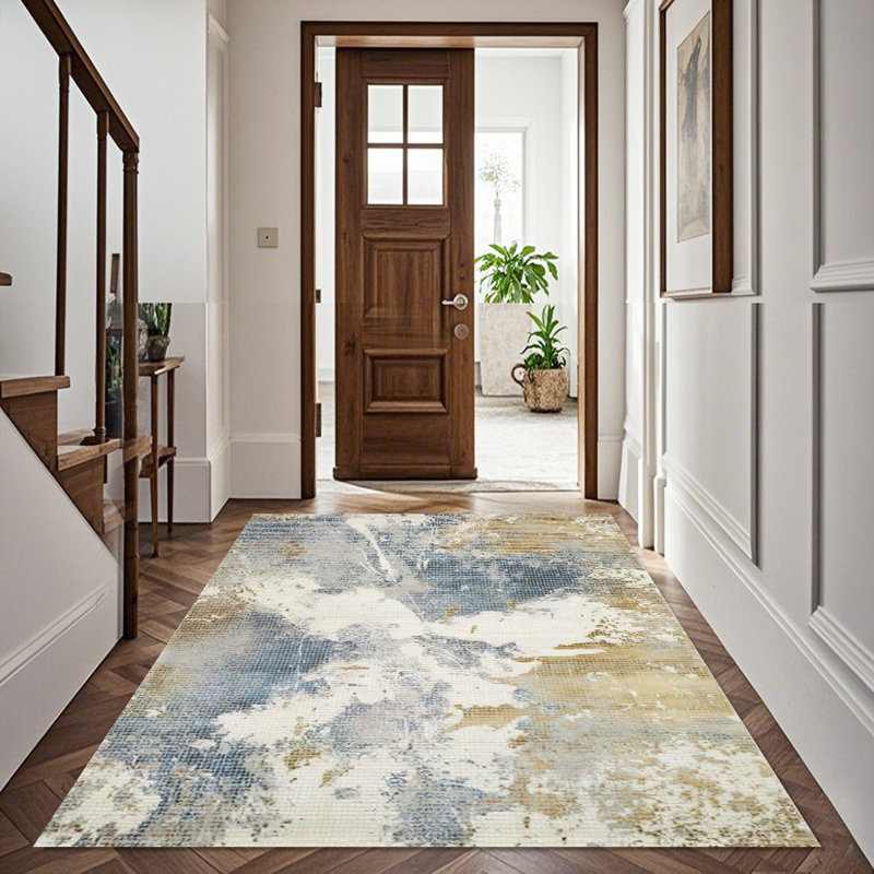 Abstract Area Rug Modern Art Carpet, Stain-Resistant Durable Large Rug for Living Room, Bedroom, Hallway, Home Decor (Multiple Sizes)