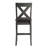 Lashbrook 24.5'' H Faux Leather Upholstered Acacia Side Chair-1447930676