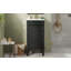 Armoire de salle de bain de style français 18 po avec rangement, solution pour petit espace avec lavabo en céramique, tablette réglable, charnières à fermeture en douceur-1544707394