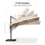 Parasol en porte-à-faux 120 po beige-86863885
