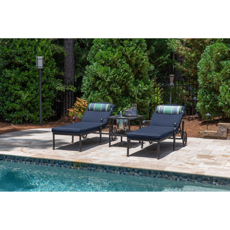 Casual Cushion Sunbrella® Fabric 1-Piece Outdoor Headrest Pillow, 8.5"W x 19"L, Dolce Oasis, Dolce Oasis Sunbrella®