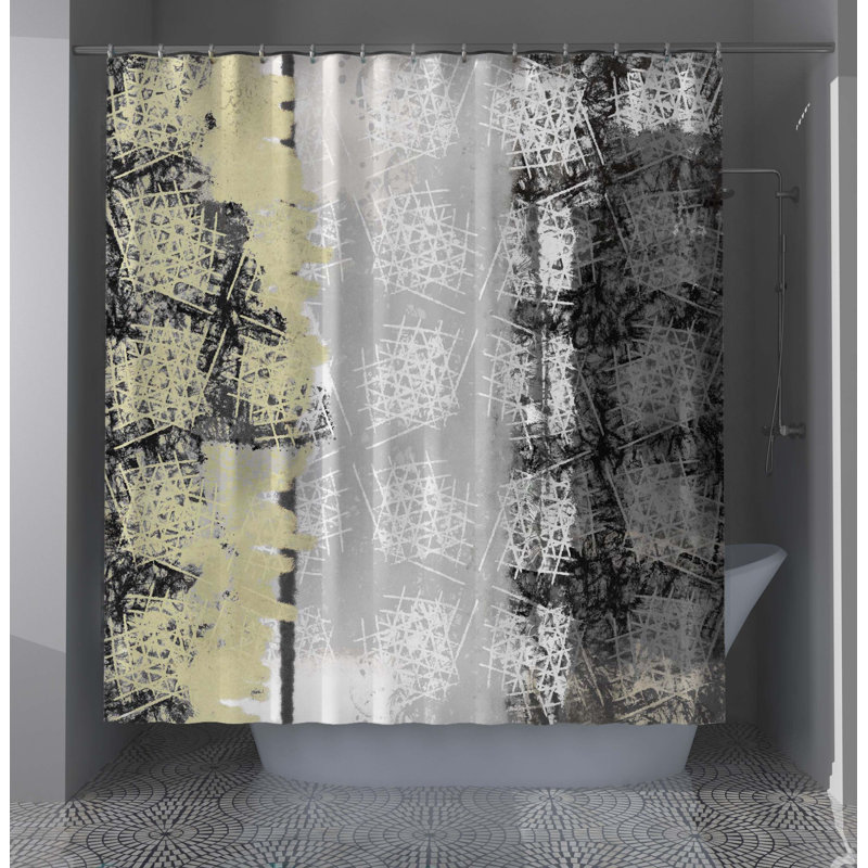 Rideau de douche abstrait Haxton