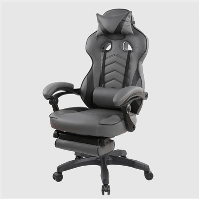 Fauteuil de direction double inclinable avec repose-pieds