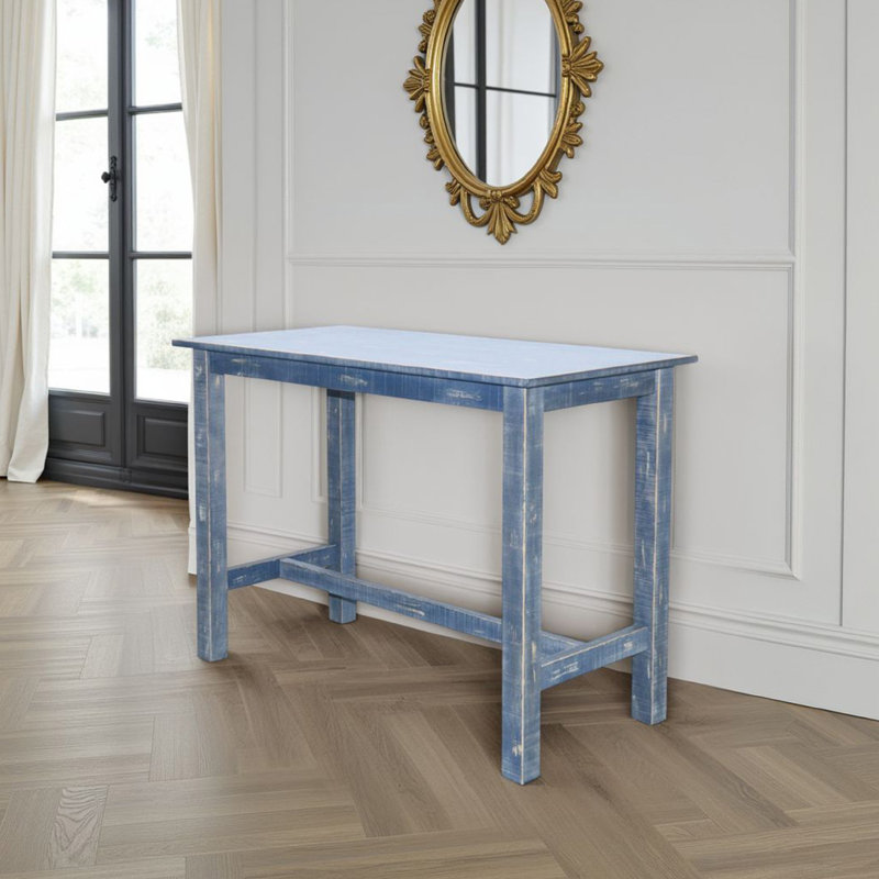 Mairead Dining Table, 36", Blue