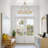 8-Light Candle Style Dimmable Wagon Wheel Chandelier