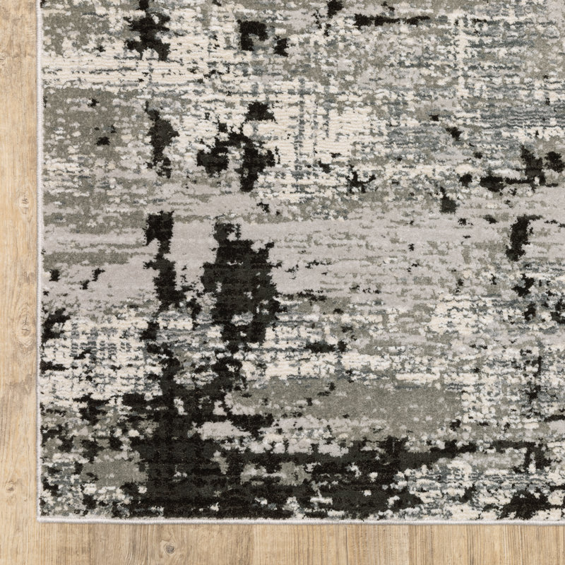 Belinda Abstract Indoor Rug, Rectangle 3'3" x 5'