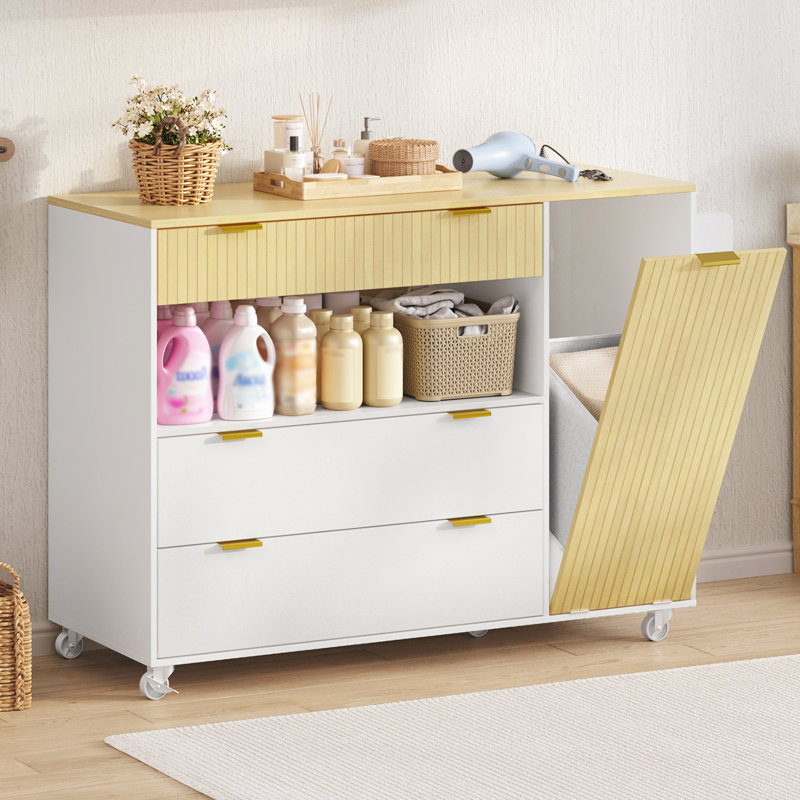 Particle Board / Chipboard Cabinet Laundry Hamper