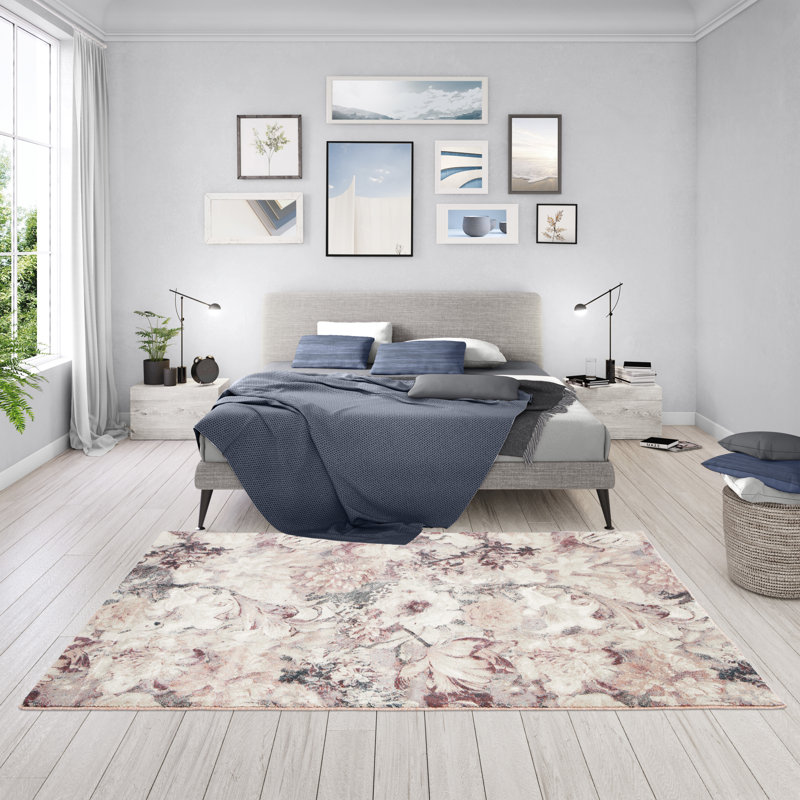 Richmondville Floral Area Rug, Rectangle 80 x 150cm