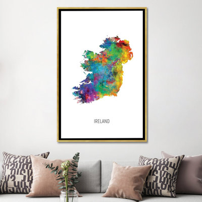 " Ireland Map " by Michael Tompsett