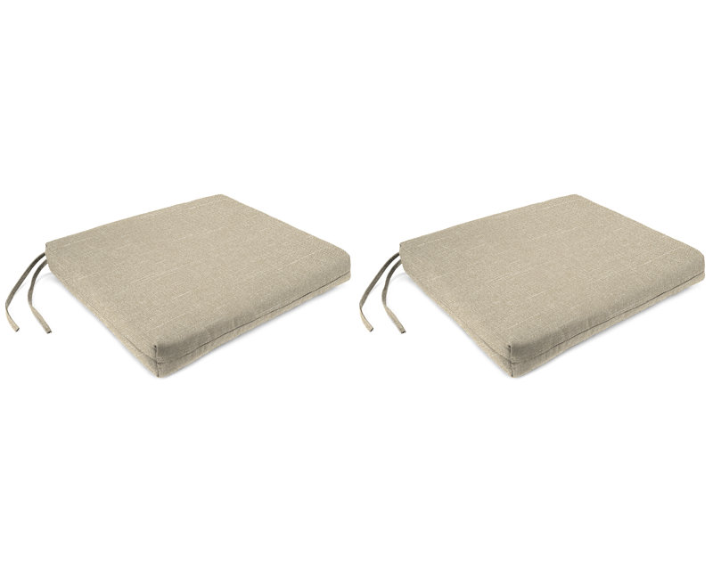 Outdoor Seat/Back Cushion, Beige Polyester