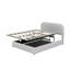 Lit plateforme tapissier avec système de rangement hydraulique-2134460046-2134460047