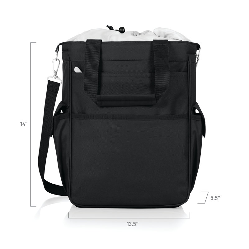 Activo Soft Cooler Picnic Tote Bag, Black