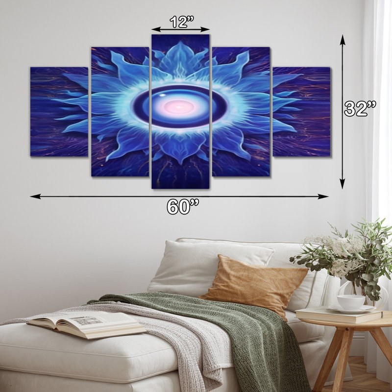Tiberius - Modern Canvas Wall Art - 5 Panels